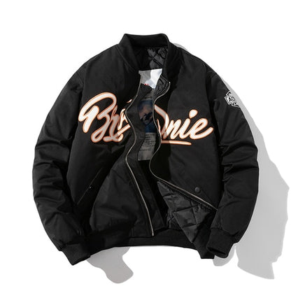 Jacket Men  Letter Streetwear Baseball Coat Casual Couple