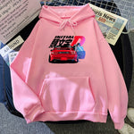 Hoodie Männer Harajuku Initial D Streetwears Casual