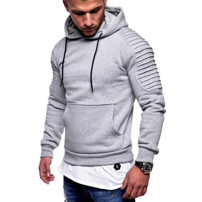 Werten Sie Ihren Stil mit lässigen Streetwear-Hip-Hop-Sportbekleidungs-Hoodies für Herren auf