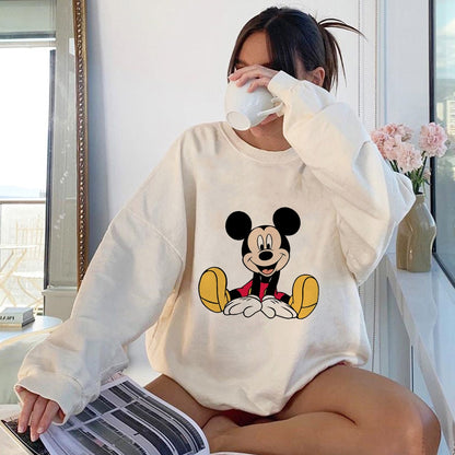 Mickey Mouse Unisex Sweatshirt Crewneck Harajuku Pullover