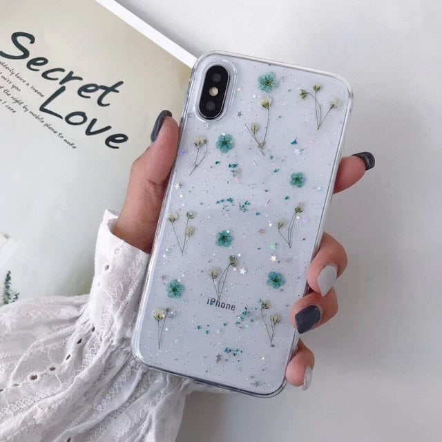 flower case for iphone phone cases Real floret cover case