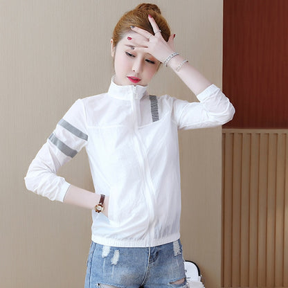 Women Jacket Clothes Zipper Baseball Cardigan Outerwear