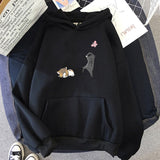 Anime Haikyuu Hoodies Streetwear Embrace Harajuku Manga with Nekoma Cats for Women