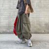 Y2k Baggy Cargo Pants Joggers Ankle-Length Casual Harem Long Trousers