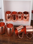 Mug Stainless Steel Hammered Copper Plated Beer Cup Coffee Cup Bar Drinkware
