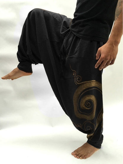 Harem Pants Men Yoga Baggy