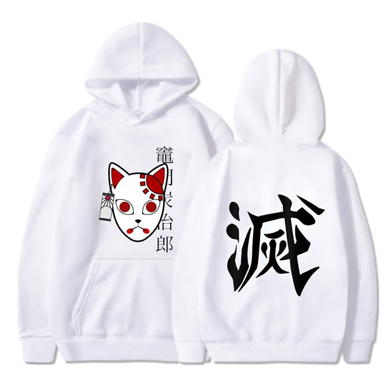 Men Hoodies Anime Streetwear Harajuku Pullover Hip Hop