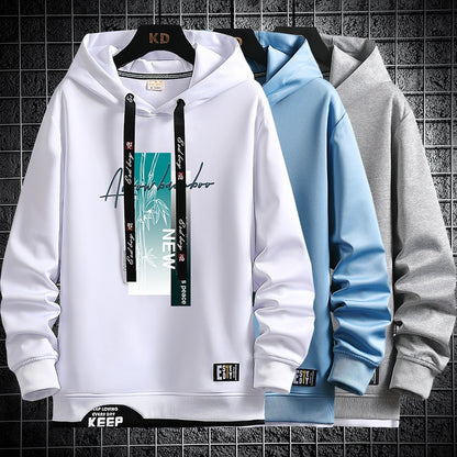 Casual Men Hoodies Long Sleeve Pullover Streetwear