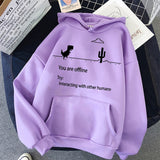 Women Hoodie Pullover Coats Warm Fleece Streetwear Plush Outerwear