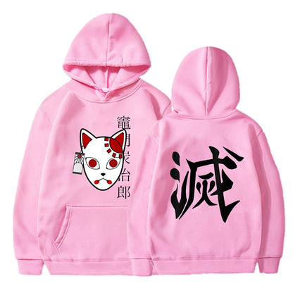 Men Hoodies Anime Streetwear Harajuku Pullover Hip Hop