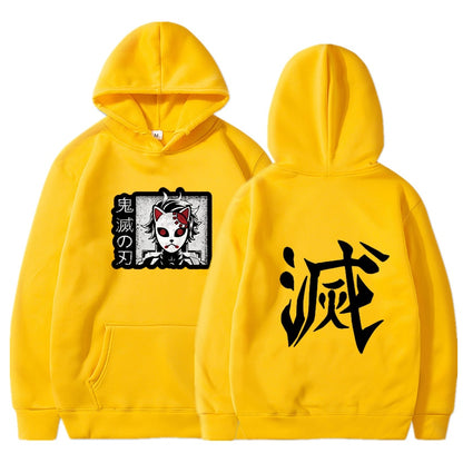 Men Hoodies Anime Streetwear Harajuku Pullover Hip Hop