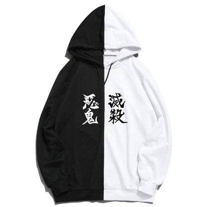 Men Hoodies Anime Streetwear Harajuku Pullover Hip Hop