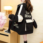 Womens Hoodies Coat Gown Lining Cloth Cardigan