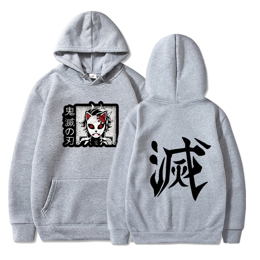 Men Hoodies Anime Streetwear Harajuku Pullover Hip Hop