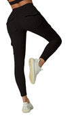 Tummy Control 4-Pocket Leggings for Women Booty Lift Yoga Tights