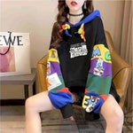 Autumn Hoodies For Women Thin Hooded Loose Fit Korean Style