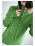 Thick Sweatshirts Hoodies Women Solid Knitted Pullovers