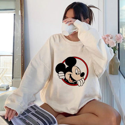 Mickey Mouse Unisex Sweatshirt Crewneck Harajuku Pullover