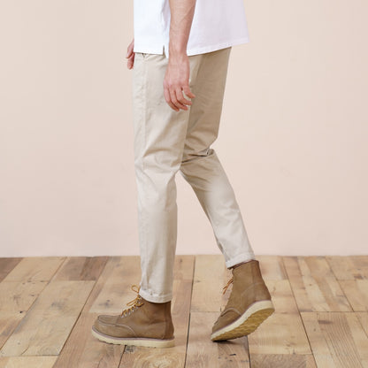 Casual Pants Men Cotton Fashion Slim Fit Chinos