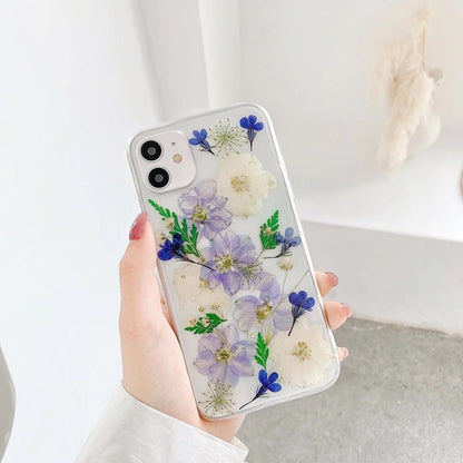 Blumenhülle für iPhone-Handyhüllen Echte Blümchenhülle