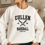 Sweatshirt Pullovers Graphic Forks Hoodie Cullen Baseball Crewneck Casual
