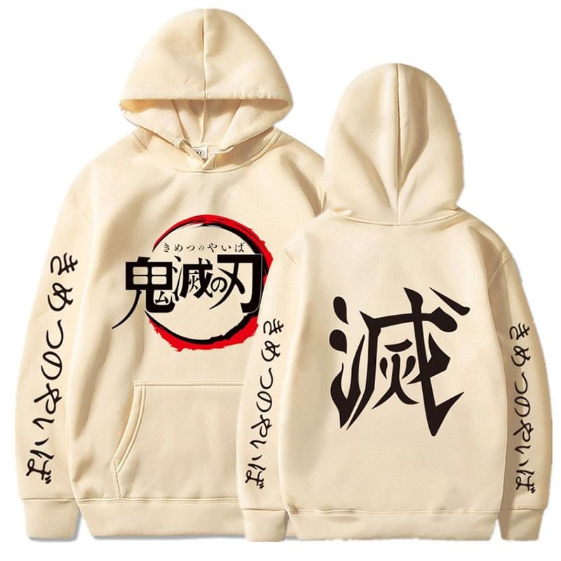 Men Hoodies Anime Streetwear Harajuku Pullover Hip Hop