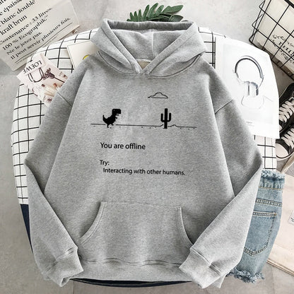 Women Hoodie Pullover Coats Warm Fleece Streetwear Plush Outerwear