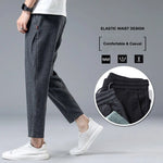 Ice Silk Linen Man Pants Casual Sweatpants Male Quick-dry Sport Ankle-length Harem trousers