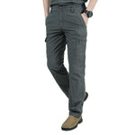 Military Style Cargo Pants Men Summer Waterproof Pockets Casual