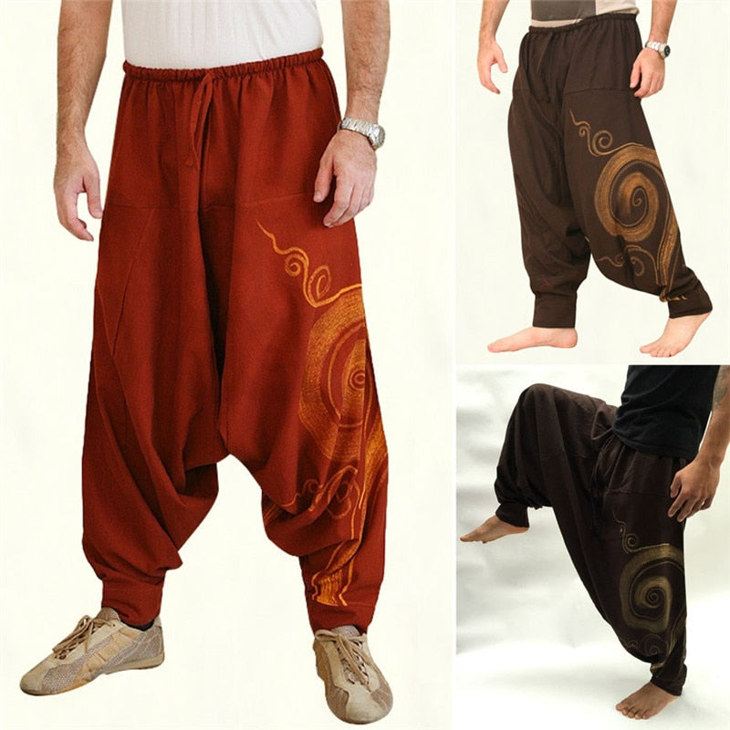 Harem Pants Men Yoga Baggy