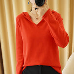 Sweater Women Long Sleeve Knitted Pullover Loose Casual