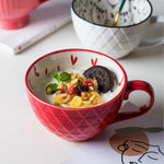 Ceramic Mugs Coffee Cup Breakfast Cereal Cute Ceramic Cup Milk