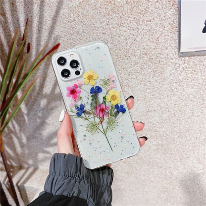 flower case for iphone phone cases Real floret cover case