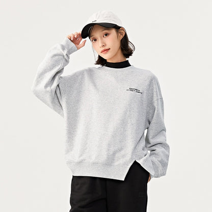 Frauen Sweatshirts Stickerei Lose Einfache Pullover