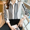 Womens Printed Long Sleeve Blouse Fashion Spring Top