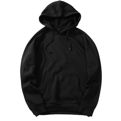 Hoodie Male Size Fleece Hooded Coat Men Hoodies Sweatshirts