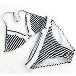 Bikini Cute Plaid Swimsuit Split Two-piece Swimsuit Girls