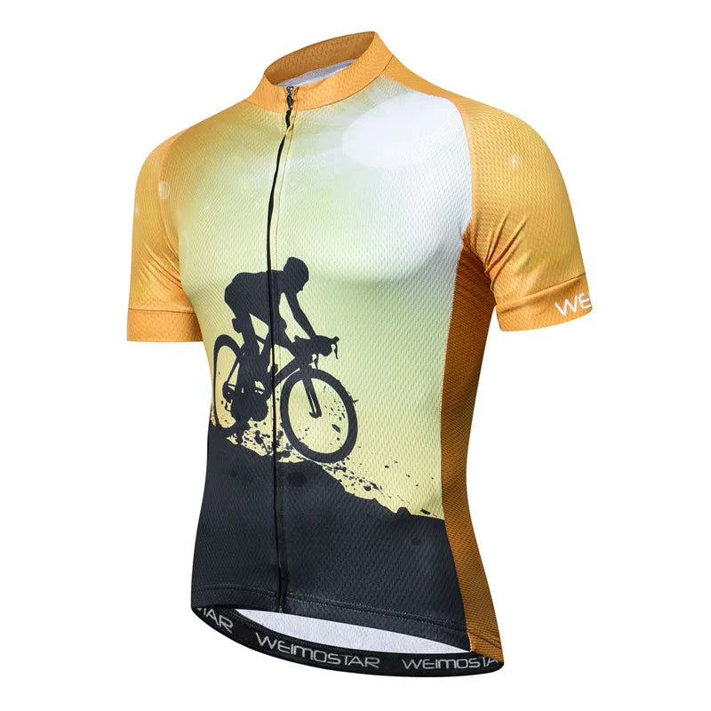 Weimostar Pro Team Cycling Jersey MTB Bike Shirt Summer Breathable