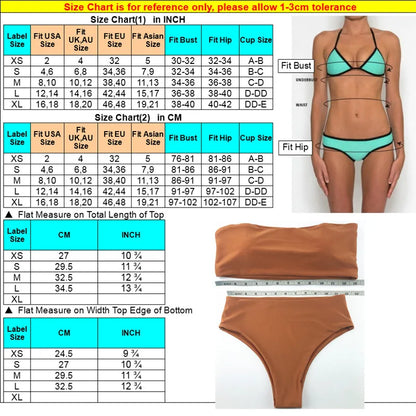 Bikini Set  Summer Swimwear Biquini Sexy Beach Women's Swimsuit Bathing