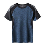 Quick Dry Sport T Shirt Men Short Sleeves Summer Casual Cotton Plus