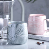 Mugs Marble Gold Inlay Mug Breakfast Mug Drinkware