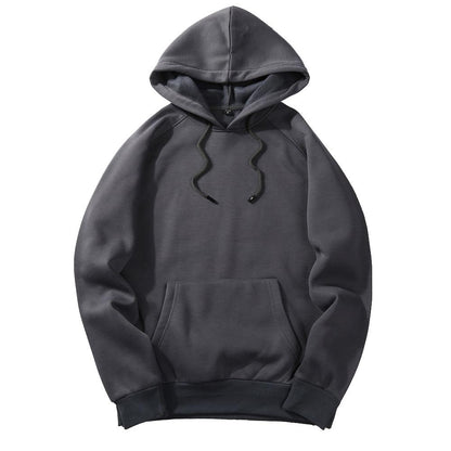 Hoodie Male Size Fleece Hooded Coat Men Hoodies Sweatshirts