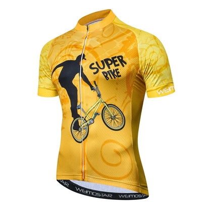 Weimostar Pro Team Cycling Jersey MTB Bike Shirt Summer Breathable