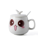 Mugs Cute Cartoon Face Expression Water Container Coffee Mugs cute cup