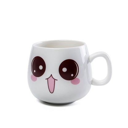 Mugs Cute Cartoon Face Expression Water Container Coffee Mugs cute cup