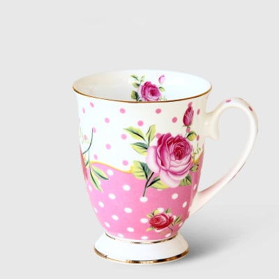 Elegante Kaffeetasse aus elfenbeinfarbenem Porzellan, Luxus-Keramikbecher
