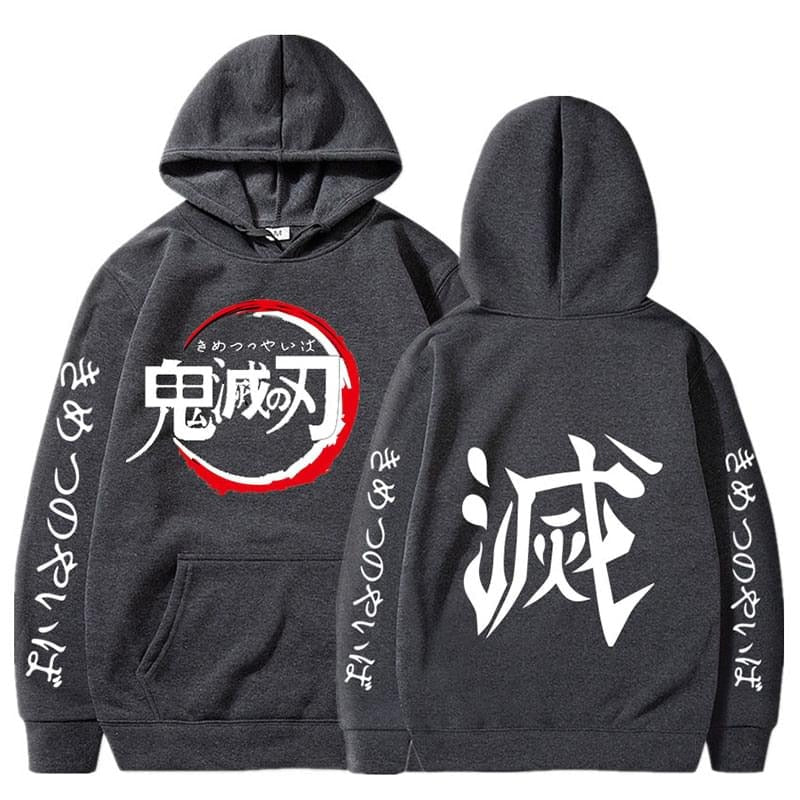 Men Hoodies Anime Streetwear Harajuku Pullover Hip Hop