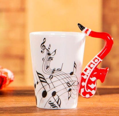 Mug Creative Guitar Violin Style Ceramic