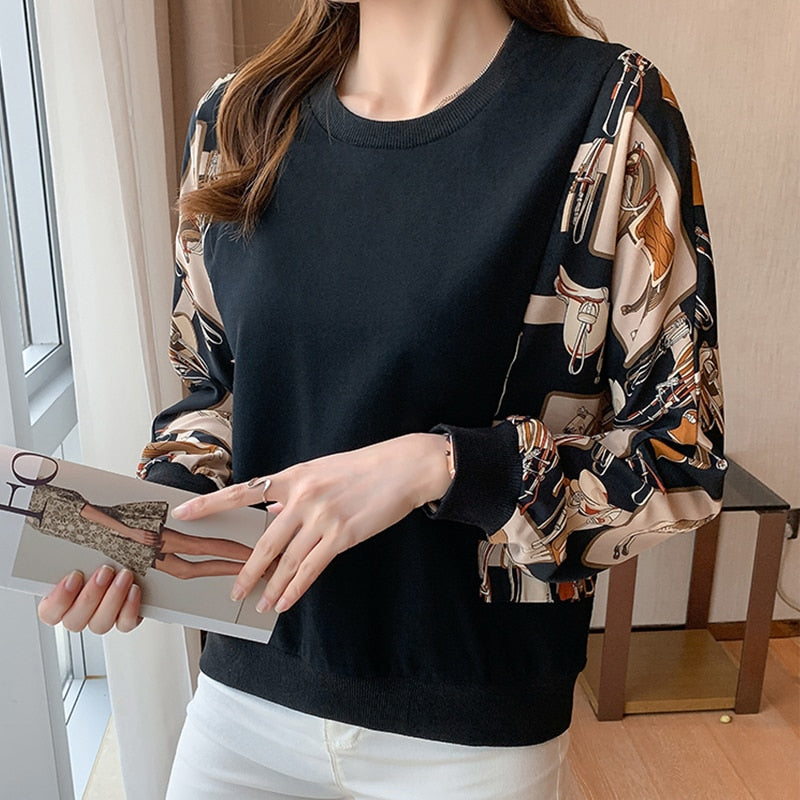 women's Sweatshirt Pullovers Fashion print Casual Tops