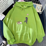 Anime Haikyuu Hoodies Streetwear Embrace Harajuku Manga mit Nekoma Cats für Frauen